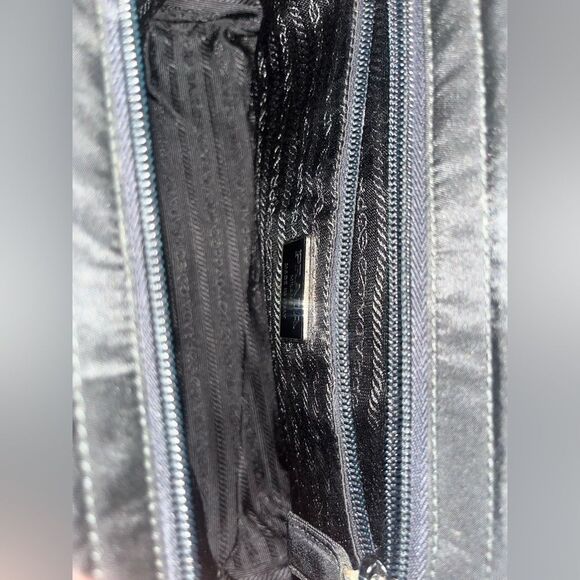 PRADA Tessuto Metal nylon Handle Bag with authenticity cards and paperwork - Picture 9 of 12